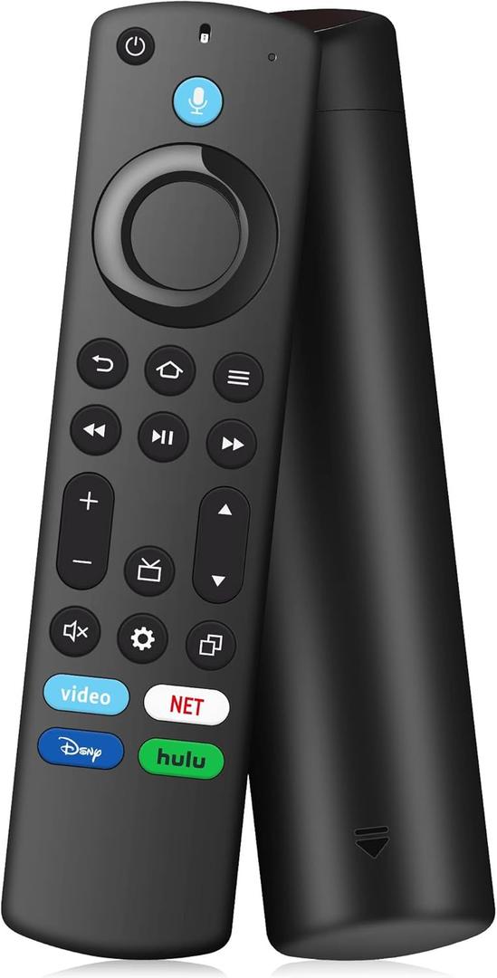 Replacement Firestick Remote Control Fit for Fire Smart TV Stick 4K MAX/4K (1st/2nd Gen), TV Stick 2nd Gen/3rd Gen/Lite/HD, TV Cube (1st/2nd/3rd Gen),Smart TV (3rd Gen) (Black4)