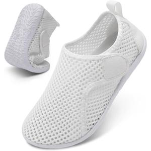 XIHALOOK Water Shoes for Women Men Quick Dry Lightweight Aqua Barefoot for Beach Swim Pool Surf Yoga Sports (White)