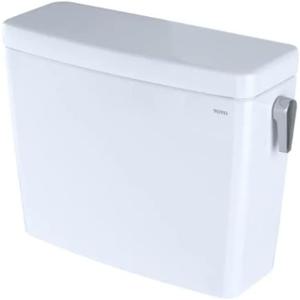 TOTO Drake 1.28 GPF Toilet Tank with Right-Hand Trip Lever, Cotton White - ST776ER#01