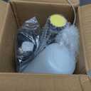 3L Brake Bleeding Kit with Pressure Gauge, Efficient Manual Vacuum Pump System for Brake and Clutch Fluid Change, Complete Set with Adapters (White Tank)