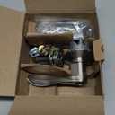 Schlage F51A ACC 619 Accent Door Lever, Keyed Entry Lock, Satin Nickel