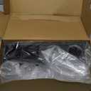 BOIVSHI Hair Dryer Holder Wall Mounted, Metal Hair Tools Organizer, Hair Dryer Holder for Blow Dryer, Curling Iron, Straightener, Bathroom Hair Accessories Tools Organizer, Black