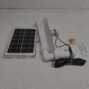 Solar Pool Fountain with 15-Color 10-Mode LED Lights, Above/Inground Pool Fountain Waterfall with Remote & Solar Panel, Adjustable Pool Sprinkler Relaxation & Cooling 10–20°F