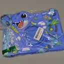 Boaretiu Tablet Case - Cute Cartoon Silicone Cover with Adjustable Shoulder Strap & Rotating Stand for Kids Boys Girls, for iPad 11th(A16) 2025 11 inch/10th Generation 10.9" 2022 Case, Blue Dinosaur