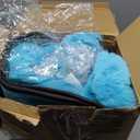 Woanger 47 Car Seat Cover Full Set for Women Included Car Front Rear Seat Fluffy Steering Wheel Cover Belt Automotive Floor Mats Air Conditioner Decoration Strip Universal(Gray)