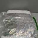 LOCHAS Bathroom Rugs, 24" x17" Bath Rug Non Slip Absorbent, Washable Microfiber Bathroom Mat Luxury Fluffy Soft, Shaggy Bath Mats for Shower Quick Dry, Grey