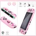 Unicorn Carrying Case Compatible with Nintendo Switch-Pink Portable Hard Shell Storage Bag and Protective Case Cover,Screen Protectors for Nintendo Switch,Switch Protection Accessories for Girls