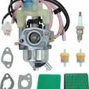 Carburetor kit fit For Predator 3500 Watts Inverter Generator 63584 with 3500W Air Filter