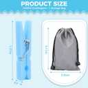 100PCS Baby Shower Clothespins Games Boy Plastic Clothes Pin with Storage Bag Mini Blue Pin Bulk 1.4 inch for Party Decorations, DIY Crafts