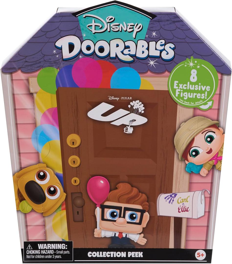 Disney Doorables UP Collector Pack, Collectible Blind Bag Figures, Holiday Stocking Stuffers, Gifts, Presents, Kids Toys for Ages 5 Up