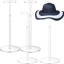 AYSUM Acrylic Hat Display Stand 17" Adjustable Height