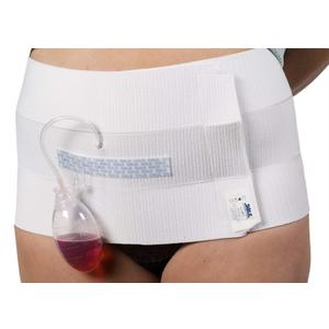 Dale Medical 810 Abdominal Binder, 4 Panel, 12" Wide, Stretches to Fit 30"-45"