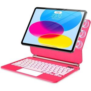 for iPad 11th (A16) & 10th Generation Case with Keyboard Magic-Style Magnetic -Ultra-Slim Protective Case- Backlight -Multi-Touch Trackpad Keyboard Case for iPad 11 inch 2025&10th Gen 10.9 inch