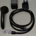 Portable Shower for Camping, [Long-Lasting] Spopal 6000mAh Rechargeable Camping Shower with Intelligent LED Display, 4 Spray Modes, IPX7 Waterproof Outdoor Camp Pump for Hiking, Travel, Car, Pet (Grey)