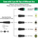 Gonine 24V 1.5A Power Supply, DC 24V Power Cord, for 24Vdc LED Light Strip 24 Volt Essential Oil Diffuser, AC 100-240V to DC 24 V 1.5A 1A 0.5A Adapter UL Certificate, (Not Battery Charger).