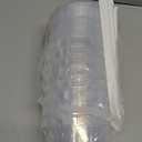 Clear Plastic Cups with Lid and Straw, Reusable Drink Bucket with Handle for Iced Coffee, Smoothie, Ice Cream - Sturdy Food Safe Party Cups for Pool, Beach, Birthday Parties (8, 32 oz)