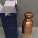 100% Copper Water Bottle - 34 oz Extra Large - Hammered Finish Pure Copper Water Bottle for Drinking - Handcrafted Ayurvedic Leak-Proof Vessel for Healthy Hydration - Premium Ocean Blue Gift Box