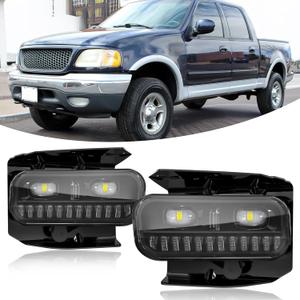 Daikokuya Led Fog Lights for 1999-2003 Ford F150 / 1999-2002 Expedition / 1999 F250 Pickup Upgrade and Modified 1 Pair Led Fog Lamp