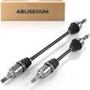 Pair (2) Front CV Axle Shaft Assembly Compatible with Toyota Corolla 2003 2004 2005 2006 2007 2008, L4 1.8L, Automatic Transmission, Driver and Passenger Side # 665218665220