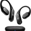 DEMICEA True Wireless Bone Conduction Earphones, OWS Open Ear Headphones with Earhooks, Bluetooth 5.3, Up to 60H Playtime with Case, IP68, AAC/SBC, for Cycling Yoga Workouts