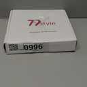 79STYLE 3pcs Knot Free Detangling Brushes for Kids' Curly Hair - No Tangles for Girls and Toddlers (Size 7.4 Inch - Gold)