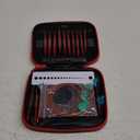 Interchangeable Knitting Needle Set with Circular Cable for Crafters, 13 Circular Knitting Needles with 4 Cable, 3-10 mm Aluminum Knitting Needles for Beginner, DIY Crafts, Red Needle Set