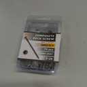 Coated Composite Deck Screws #10 x 2-3/4, Self Tapping Wood Screws and Deck Screws with Torx T20 Star Drive, Type 17 Point, Flat Head, 1 Free Bit Included (Dark Gray, 75), by YYL FASTENER