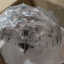 52" Crystal Ceiling Fans with Lights Remote, Black Farmhouse Chandelier Ceiling Fan Light Kit, Modern Rustic Fandeliers with 5 Wood Reversible Blades for Decorate Living Room Bedroom