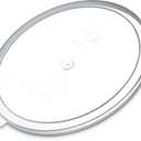 2 x Carlisle FoodService Products Bain Marie Food Storage Container Lid for Restaurants, Catering, Kitchens, Plastic, 6-8 Quarts, Clear