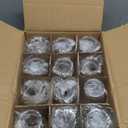 12pcs 5.7in Small Plastic Vases - Bud Vases Clear in Bulk for Wedding, Party & More, Clear Plastic Vase, Bulk Centerpieces for Tables (Transparent)