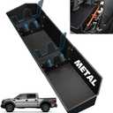 TOPOWN Full Metal Underseat Storage Fits Ford F150 SuperCrew Cab & Crew Cab 2015-2024; for F250 F350 F450 F550 Super Duty 2017-2023; Under Seat Storage for Ford Rear Under Seat Cargo Organizer