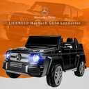MINIATURE MOTORS Licensed Maybach G650 Landaulet Ride on Car, 12V Kids Electric Car Remote Control, Bluetooth Music Player, 3.7MPH Max Speed, Headlight, Seat Belt, Trunk for Boys & Girls-Black