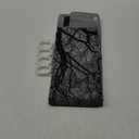 WELMECO Tree Shower Curtain Black and Grey Shower Curtain 72x72inch Polyester Fabric Nature Landscape Print