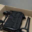 Wagons Carts Foldable - Collapsible Wagon Cart - Foldable Wagon Cart with Wheels - Folding Wagon Cart - Lightweight Portable Folding Utility for Beach Camping Sports Garden, 330 LBS Capacity/Black