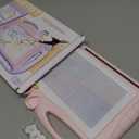 AiTuiTui Magnetic Drawing Board Toddler Toys for Girl Gifts, Erasable Doodle Sketching Writing Pad Travel Games for Kids in Car, Early Education Learning Skill Development Toys for Toddlers (Light Pink)