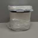 ELPHECO Bathroom Motion Sensor Trash can 2 Gallon Automatic Garbage Can, Slim Plastic Smart Trash Can with Lid, Commercial Intelligent Trash Bin for Bedroom, Bathroom, Office, White with Grey Trim