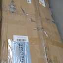 HOOBRO Dog Crate Furniture, 36.6" Heavy Duty Dog Kennel with Sliding Barn Door, Wooden Dog Cage Indoor, Decorative Side End Table for Small/Medium Dogs, Rustic Brown and Black FG162GW03G1