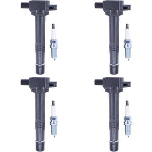 ApplianPar Ignition Coil and Spark Plug for Acura RDX 2007-2012 TSX 2004-2008