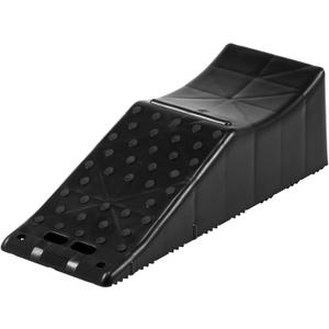 1 Pack Tandem Wheel Ramp, Concave Portable Ramp, Heavy Duty Tire Changing aid on Tandem Dual Axle Trailer, 5.5in Tire Lift Trailer Wheel Jack RV Flat Tire Ramp (1)