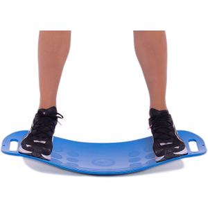Balance Boards Yoga, Fitness Board, Workout Balance Board Sports, Twist Board for Workout, Gym Sports, Balancing Exercises, Dancers, Stability Training Twisting, Exercise Abs Arms Legs,Blue