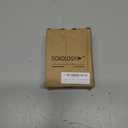 DOXOLOGY Black Marble Soap Dish Bathroom Organizer - Resin Soap Dish with Rectangular Design 3.7" L x 2.8" W - Self Draining Soap Dishes Keeps Countertop Neat - Marble Look Soap Tray for Sink