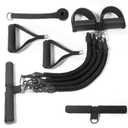 Fitness Pull Pedal Exercise at Home Fitness Exercise Resistance Band Sports Weight Loss Thin Belly Shaping Exerciser (Color : Black)