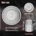Type H Wheel Locking Nut Key for Land Rover, Lug Nut Removal Tool | Wheel Lock Nut Socket Adapter, Anti-Theft Lug Nut Removal Tool, Anti-Theft Screw Remover, Repair Tool, Tyre Fitting, garage