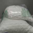 Cooling Side Sleeper Pillow for Neck and Shoulder Pain, Luxury Shredded Memory Foam Curved Bed Pillows for Sleeping Set of 1- Adjustable Queen Size- Washable Cover Crescent White