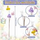 Suncalla 24 Pcs Easter Bunny Picks Easter Plush Bunny Table Decorations 9 Inch Plush Rabbit Branches Decorative Picks for Home Vase Filler Table Centerpieces Easter's Party Decor