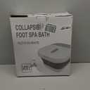 Collapsible Foot Spa Bath with Heat, Touch Screen, Remote Control, Massage Rollers, Timer, Bubble, Foot Pedicure Kit, Temperature Control Pedicure Foot Spa, Foot Bath