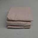 King Size 3 Piece Sheet Set - Comfy Breathable & Cooling Sheets - Hotel Luxury Bed Sheets for Women & Men - Deep Pockets, Easy-Fit, Soft & Wrinkle Free Sheets - Blush Stripes Oeko-Tex Bed Sheet Set