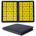MORABTO Premium 16 Pocket Trading Card Binder,1024 Card Capacity Card Binder Ringless Design with Zipper Side Loading Trading Card Album Folder for MTG, Sports Cards & TCG - Black