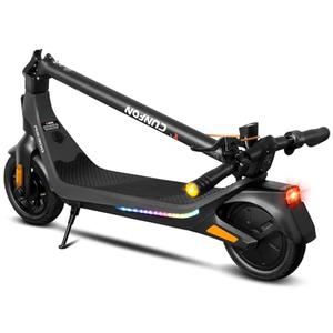 Electric Scooter, 500W/650W Motor, Up to 19 MPH & 25 Miles Long-Range, 10" Pneumatic Tires, Foldable E Scooter for Adults with Dual Braking System and APP, Ideal for Safe Commuting