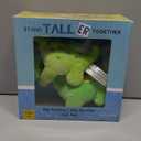 Tickle & Main Big Brother Gift Dinosaur Stuffed Animal Set - 3-Piece, Green, Ages 2+ - Sibling Matching Plush Dinosaurs with Stand Taller Together Book - Sibling Gifts